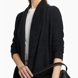 Barefoot Dreams bamboo chic lite Black Women's Cardigan